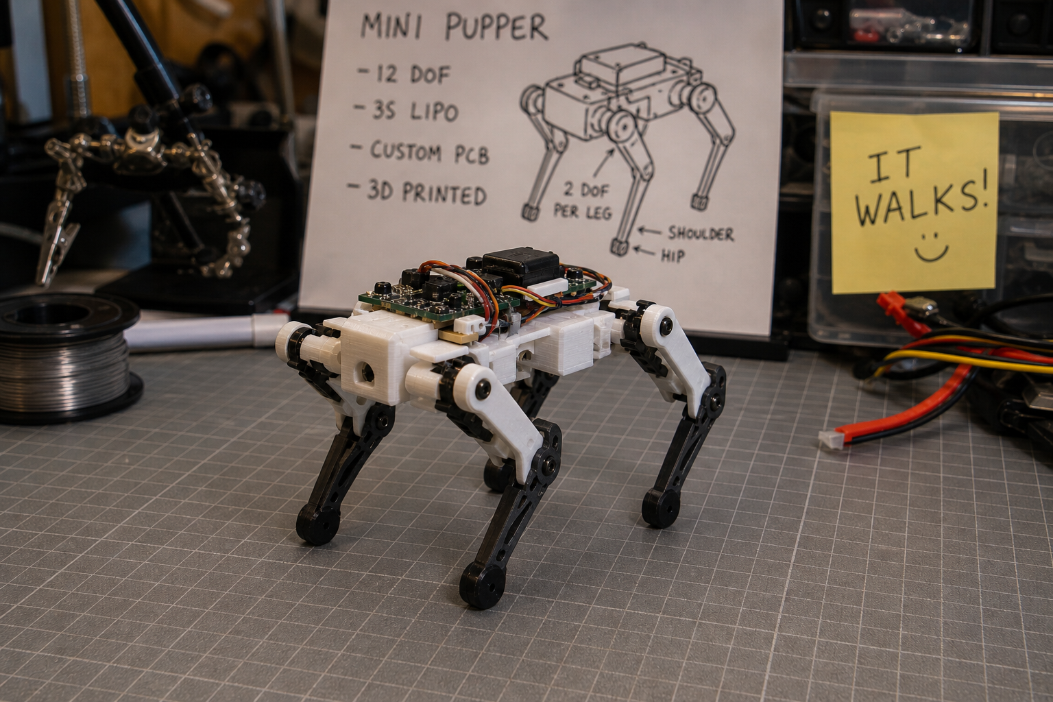 Quadruped Robot illustration